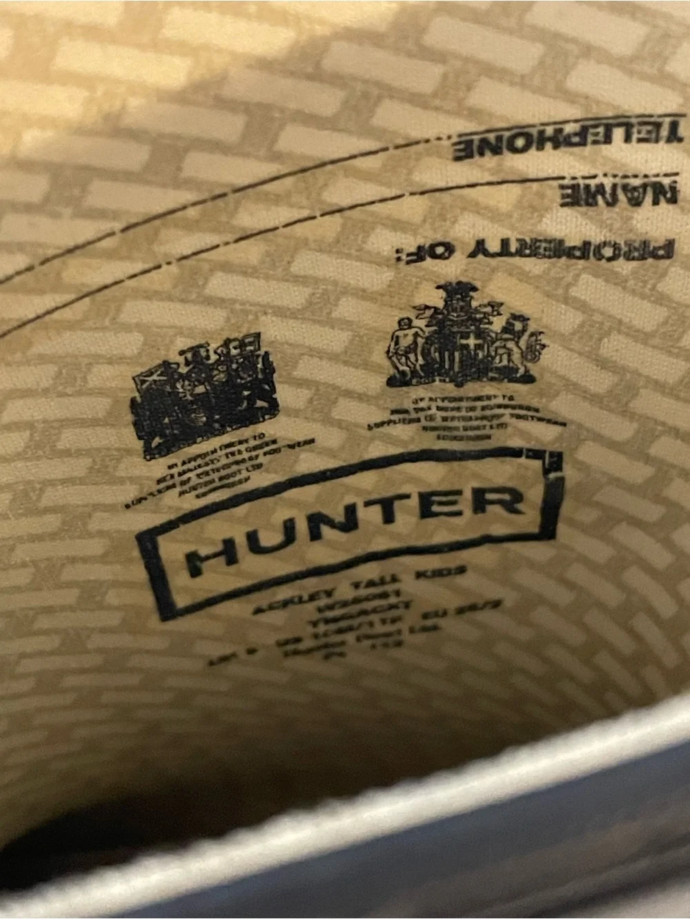 Hunter Boots for Toddler
